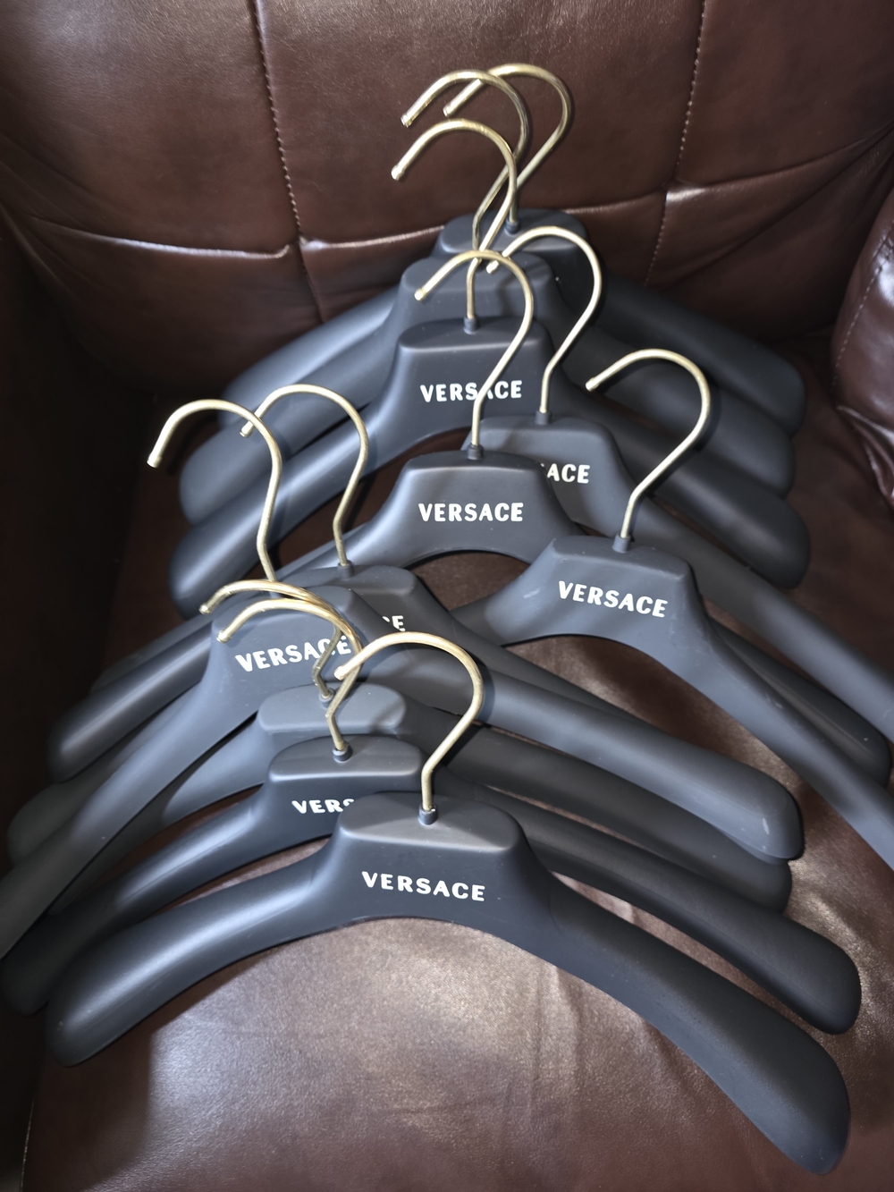 Authentic Versace Hanger Bundle — 19 Hangers / Assorted Sizes